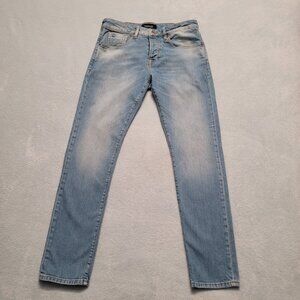 Scotch & Soda Jeans - Ralston Regular Slim Fit -32W X 32L-Button Fly-light blue
